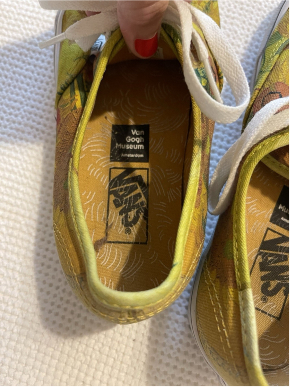 Vincent Van Gogh Museum x Vans Sunflowers Sneakers Shoes Amsterdam 7 - Picture 5 of 8